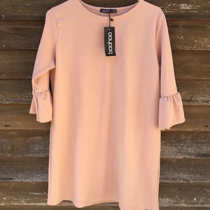 Boohoo Baby Pink Dress